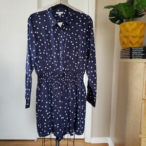 Casual Polka Dot Romper Size Large NEW!